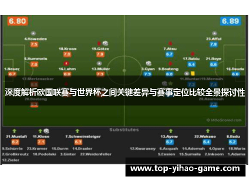 深度解析欧国联赛与世界杯之间关键差异与赛事定位比较全景探讨性
